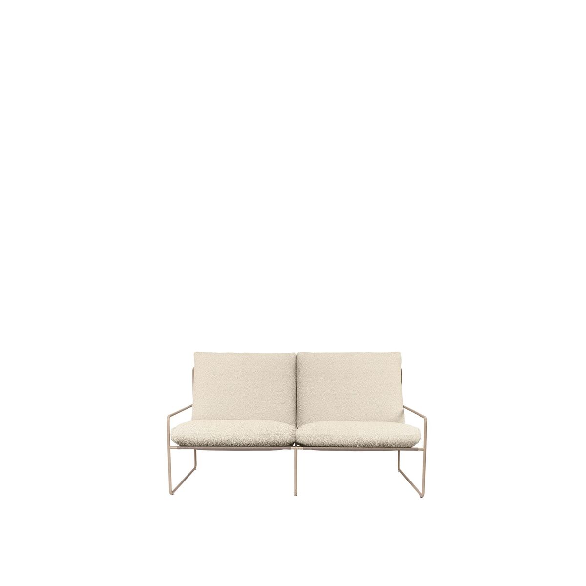 Desert 2-Sitzer Sofa Bouclé/Kaschmir/ Gebrochenes Weiß