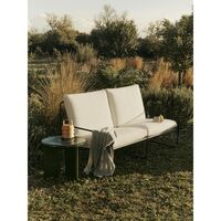 Desert 2-Seater Sofa Bouclé/Sort/Off White
