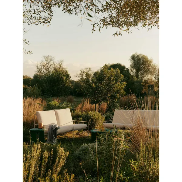 Desert 2-Seater Sofa Bouclé/ Black/ Off White
