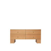 Cómoda Kuben 2x2 de en Roble Natural