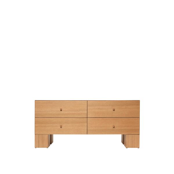 Kuben Cassettiera 2x2 Rovere Naturale