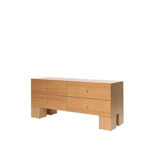 Kuben Dresser 2x2 Natural Oak