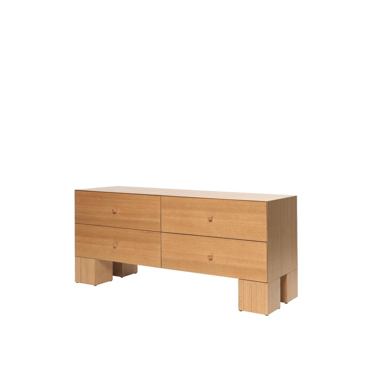Cómoda Kuben 2x2 de en Roble Natural