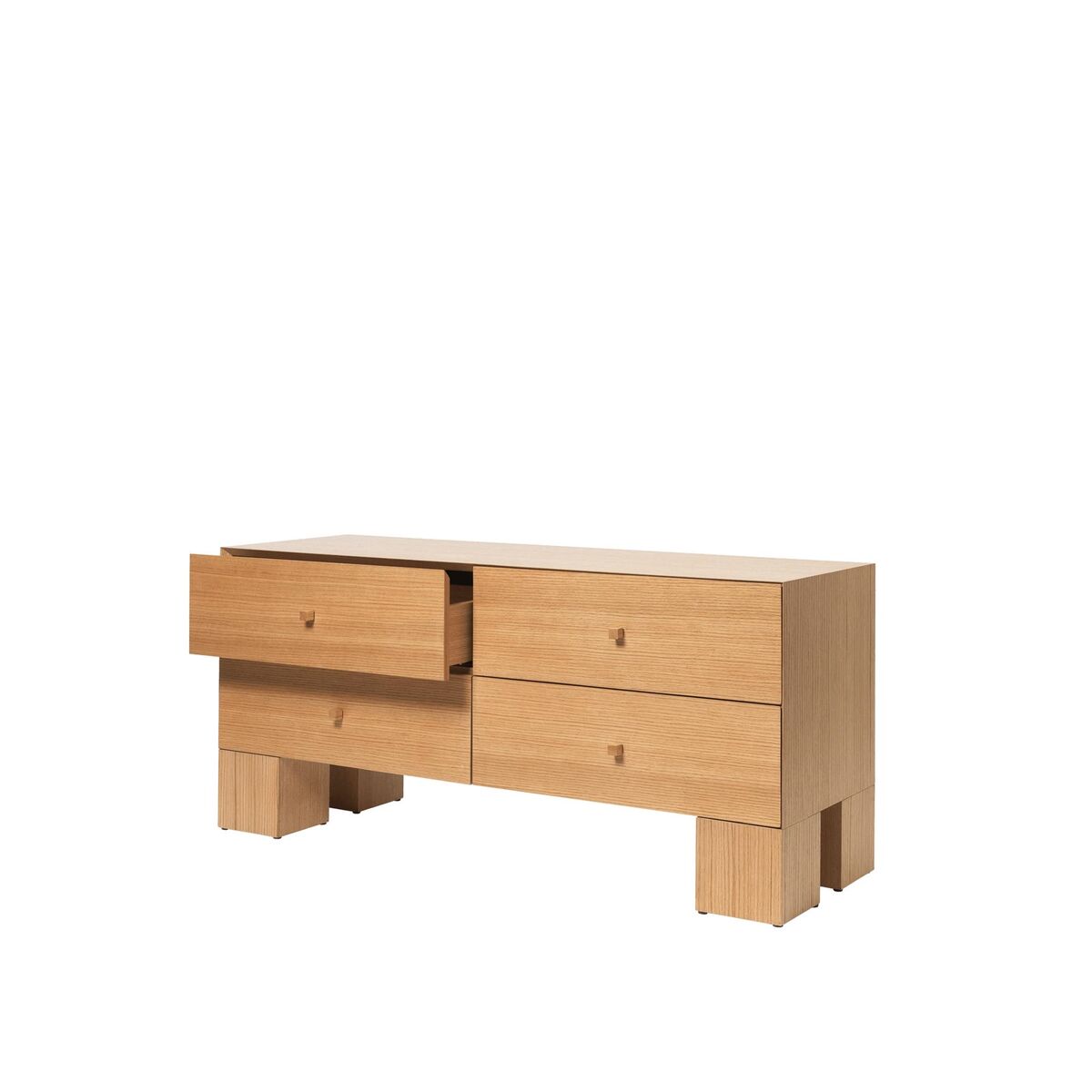 Cómoda Kuben 2x2 de en Roble Natural