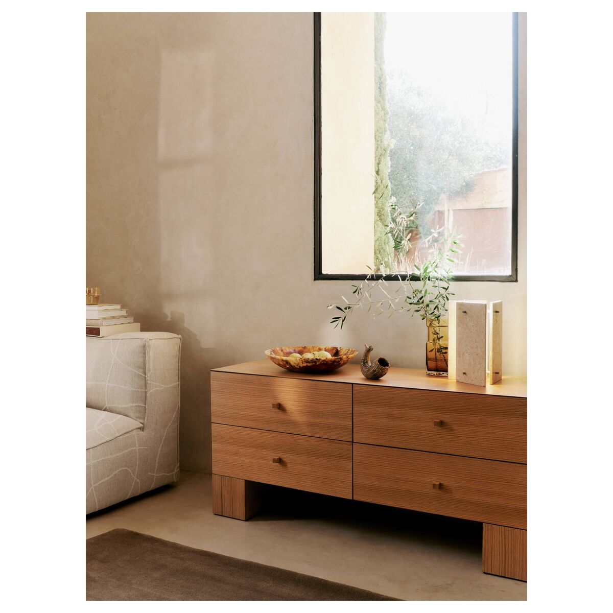 Cómoda Kuben 2x2 de en Roble Natural