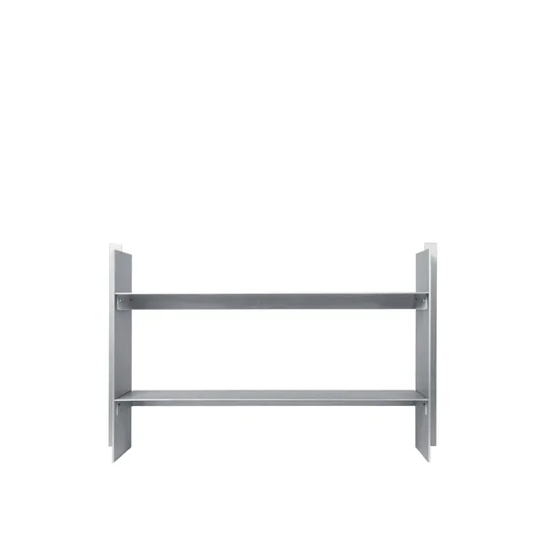 Lager Row Side Table & Shoe Rack Aluminum