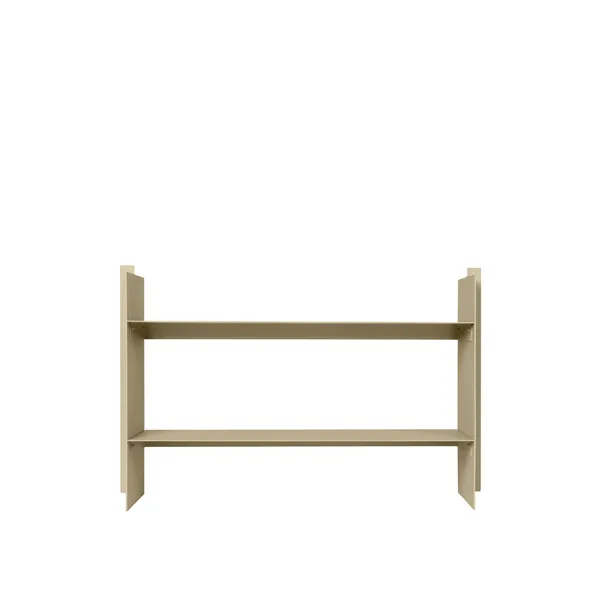 Lager Row Side Table & Shoe Rack Cashmere