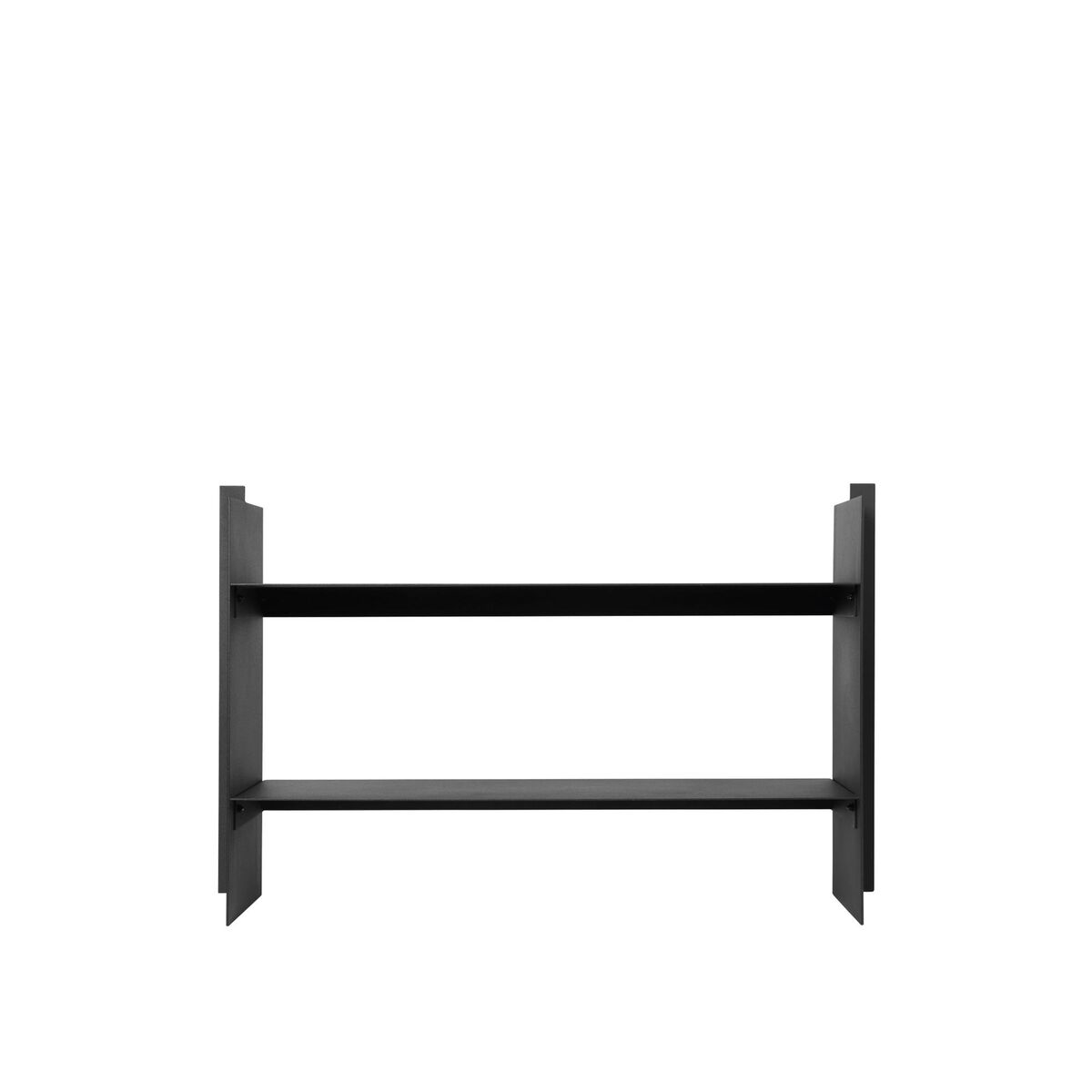 Lager Row Bijzettafel & Schoenenrek Zwart
