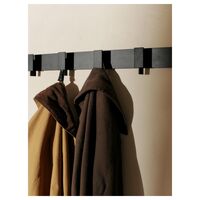 Storage Coat Rack Black