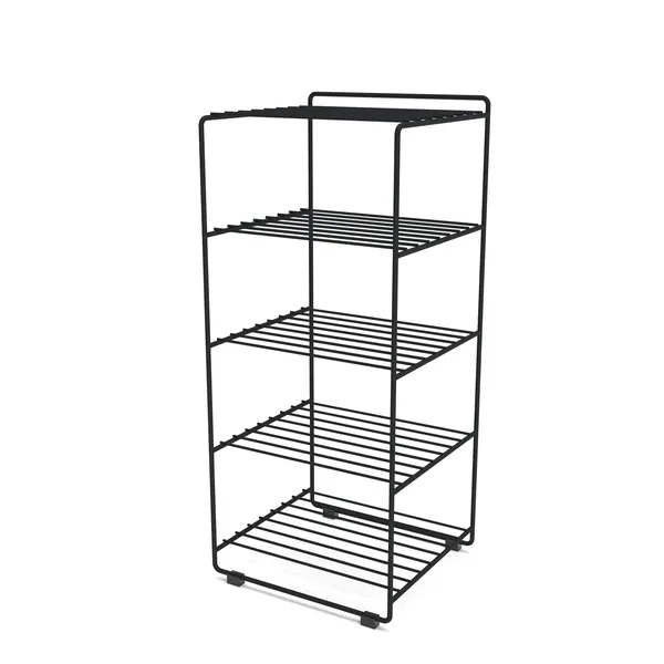 Shoescraper Shoe Rack Black