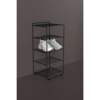 Shoescraper Shoe Rack Black