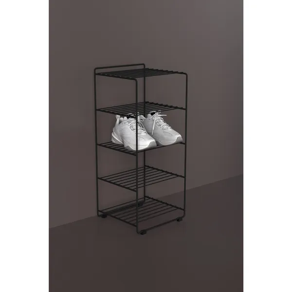 Shoescraper Shoe Rack Black