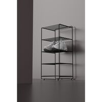 Shoescraper Shoe Rack Black