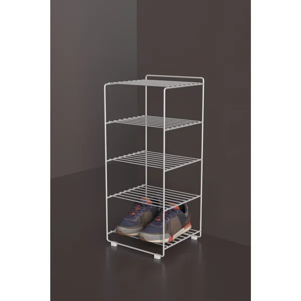 Shoescraper Shoe Rack White