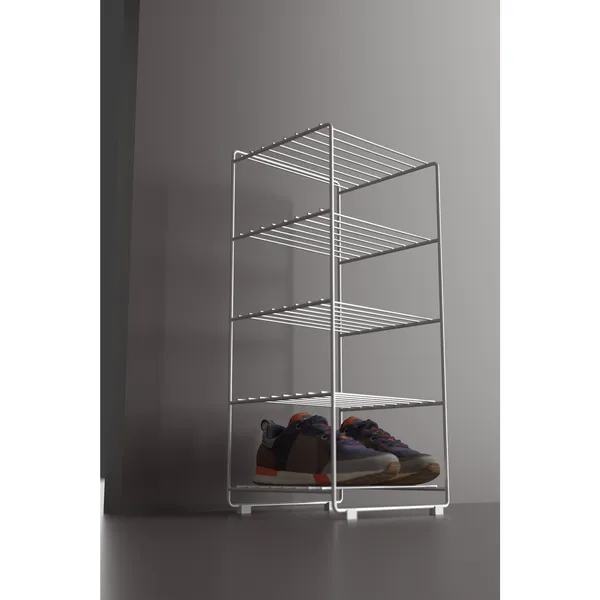 Shoescraper Shoe Rack White