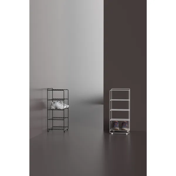 Shoescraper Shoe Rack White