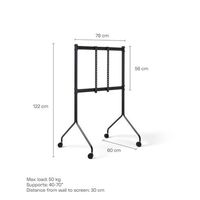Moon Rollin' Tall TV Stand Bubble Gum