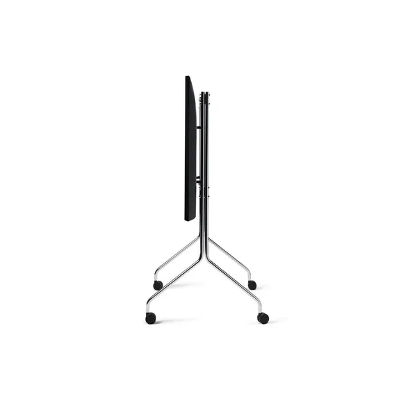 Moon Rollin' Tall TV Stand Chrome