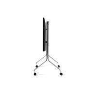Moon Rollin' Tall TV Stand Chrome
