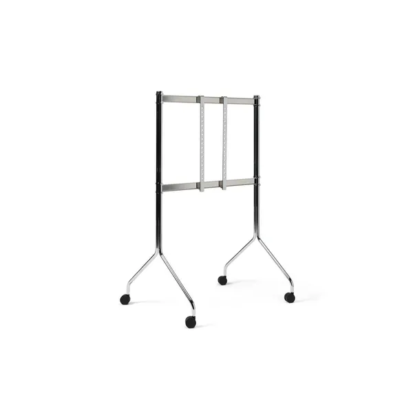 Moon Rollin' Tall TV Stand Chrome