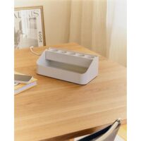 Power Tray Storage Box Charcoal