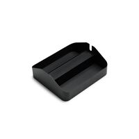 Power Tray Double Storage Box Charcoal