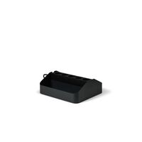 Power Tray Double Storage Box Charcoal
