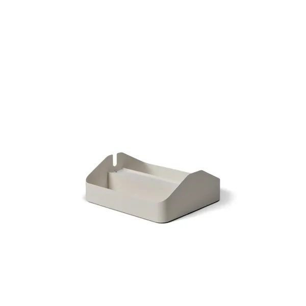 Power Tray Double Storage Box Pearl