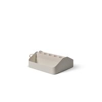 Power Tray Double Storage Box Pearl
