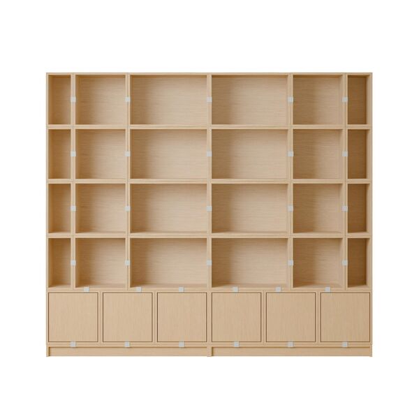 Estantería Apilable , Configuración 1, Roble