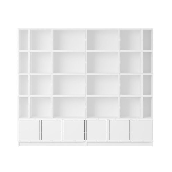 Estantería Apilable , Configuración 1, Blanco