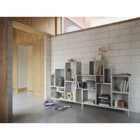 Stacked Bookcase Configuration 3 Oak