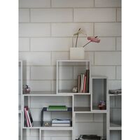 Stacked Bookcase Configuration 3 Grå