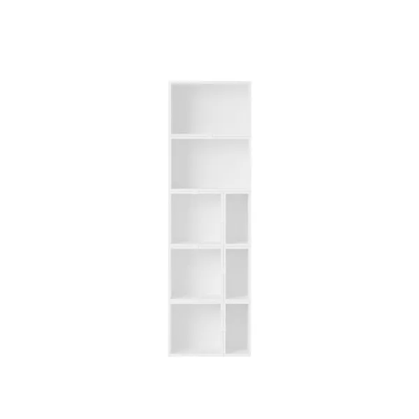 Stacked Bogreol Konfiguration 7 Hvid