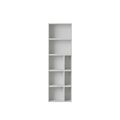 Stacked Bookcase Configuration 7 Harmaa