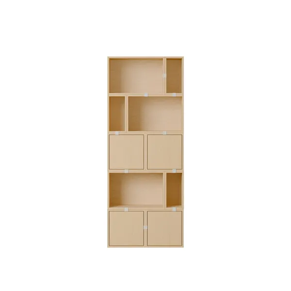 Stacked Bookcase Configuration 8 Oak
