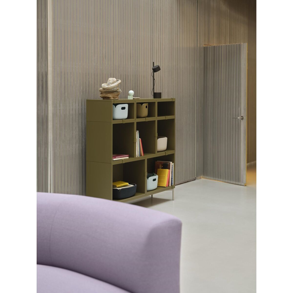 Stacked Regalsystem Konfiguration 4 Eiche
