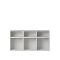 Stacked Bookcase Configuration 5 Grå