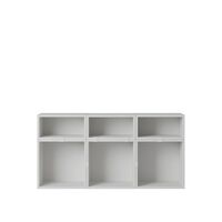Stacked Bookcase Configuration 5 Grå