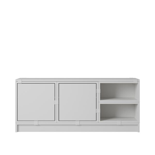 Estantería Apilable para Pasillo , Configuración 2 , Gris