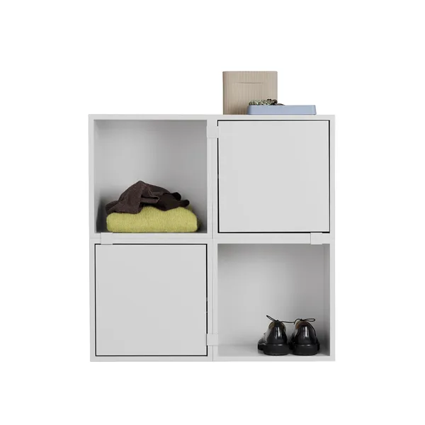 Stacked Flurregal Konfiguration 4 Braun-Grün