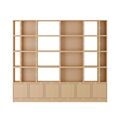 Stacked Office Regalsystem Konfiguration 1 Eiche