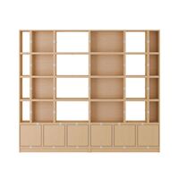 Stacked Office Regalsystem Konfiguration 1 Eiche