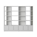 Stacked Office Regalsystem Konfiguration 1 Grau