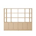 Stacked Office Regalsystem Konfiguration 2 Eiche