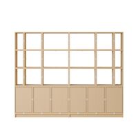 Stacked Office Regalsystem Konfiguration 2 Eiche