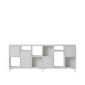 de Bureau Stacked Configuration 3 Gris