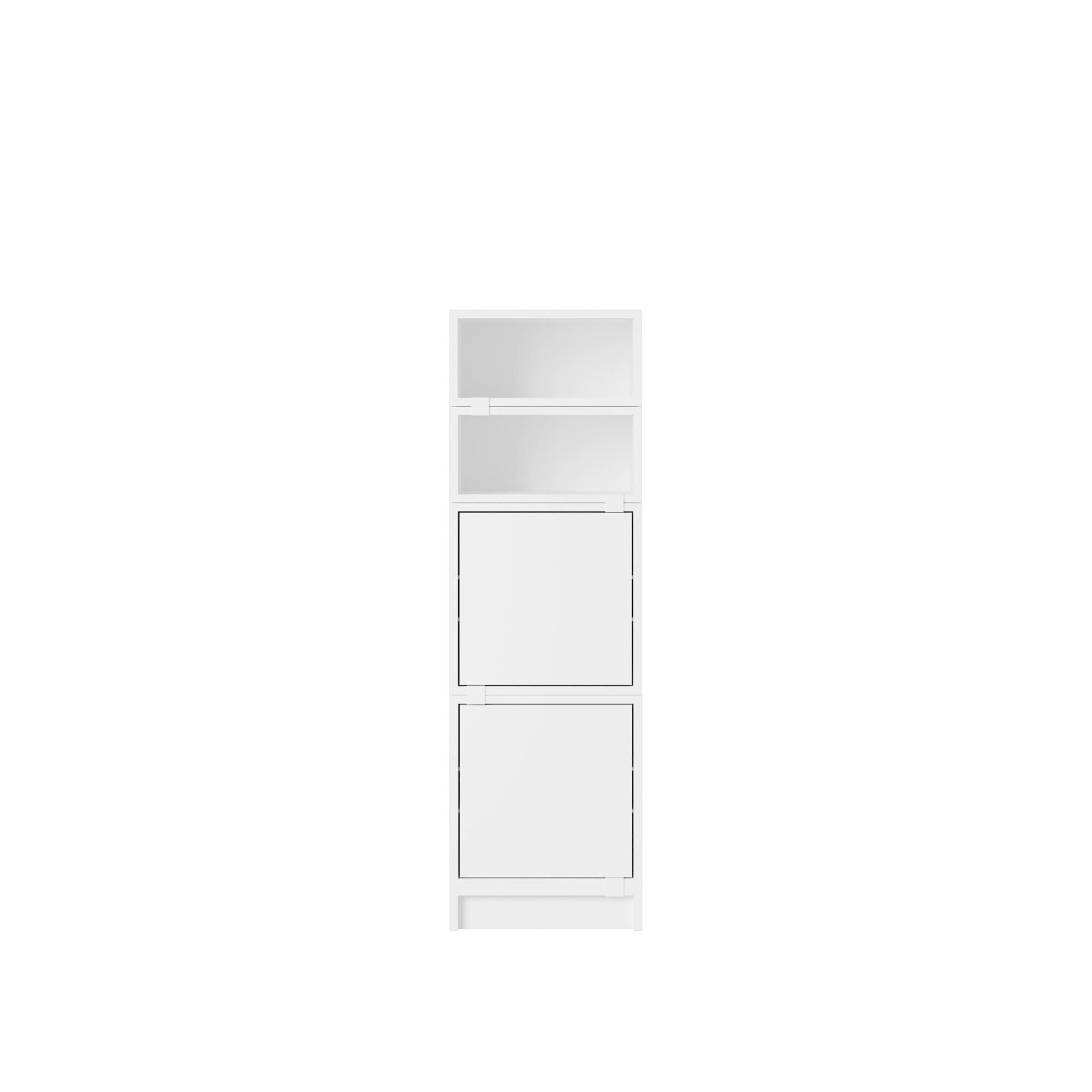 Stacked Office Reol Konfiguration 4 Hvid