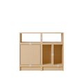 Stacked Office Regalsystem Konfiguration 5 Eiche