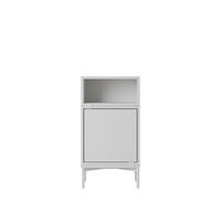 Stacked Bedside Table Configuration 2 Gray